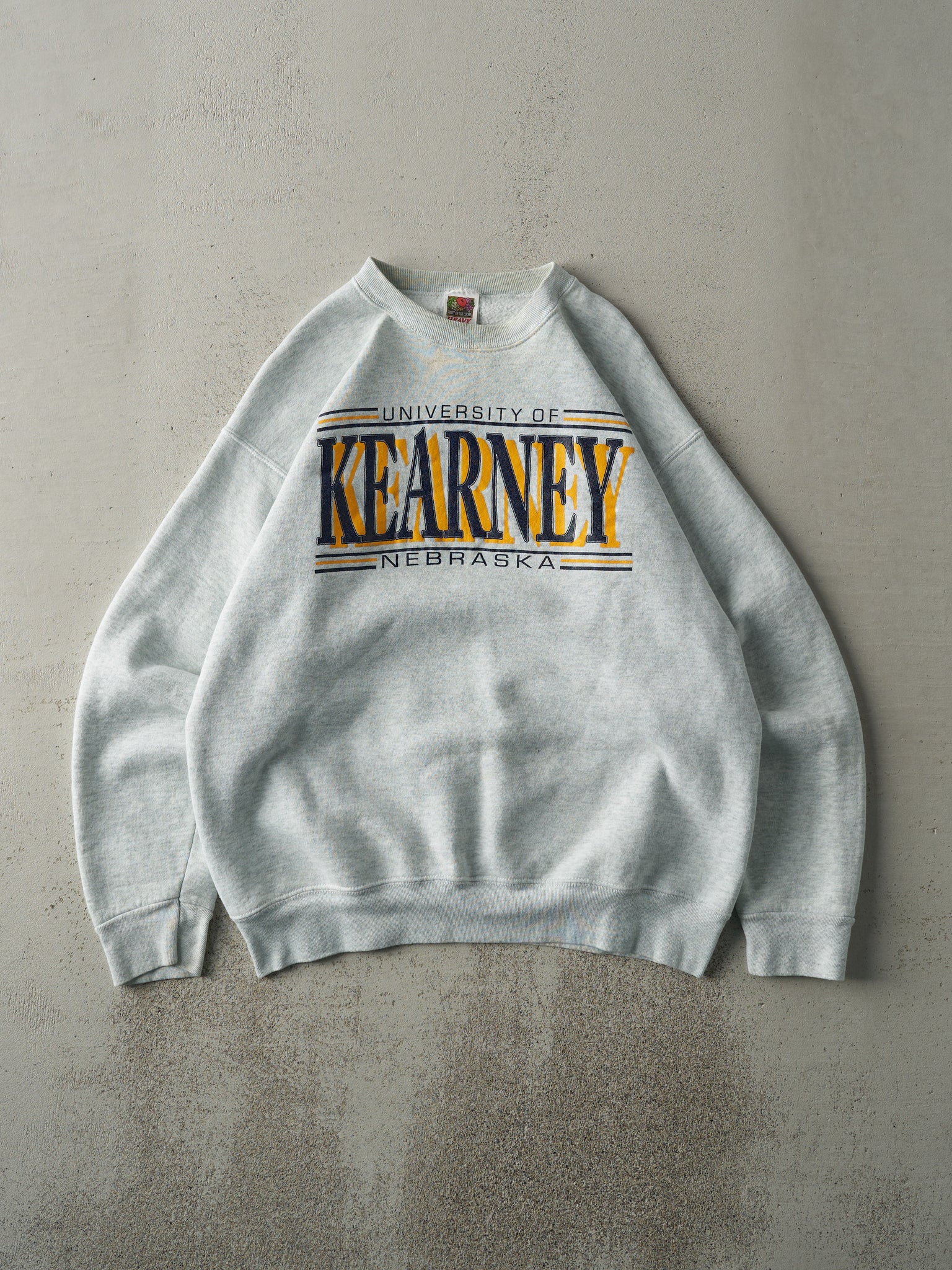 Vintage 90s Heather Grey University of Nebraska Crewneck (L)