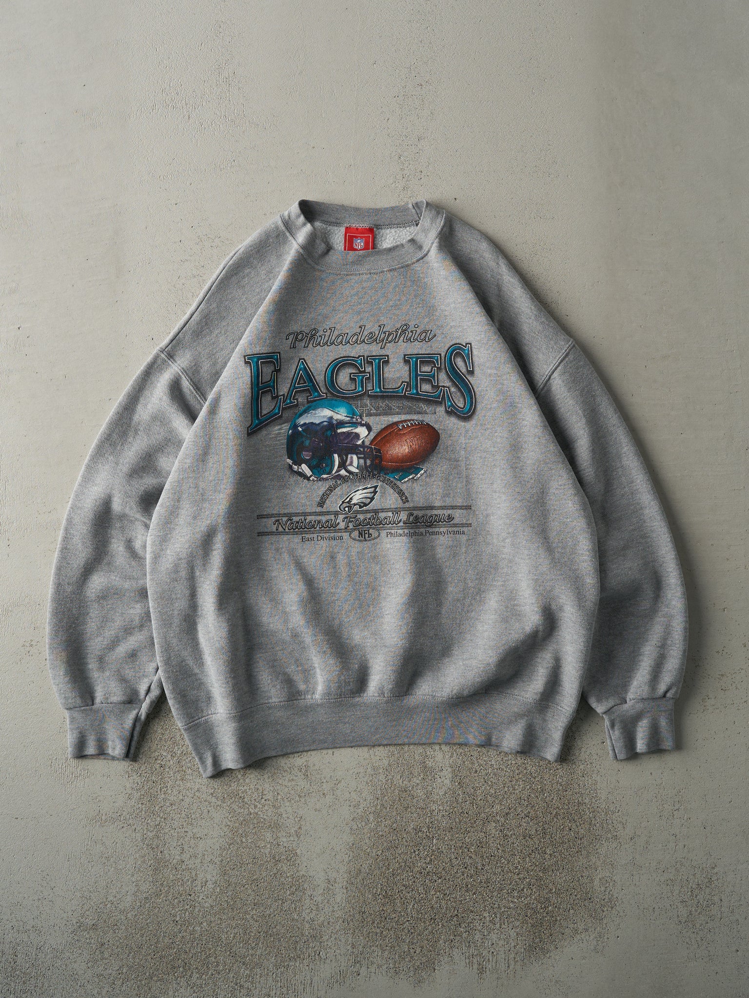 Vintage 90s Grey Philadelphia Eagles Crewneck (L)