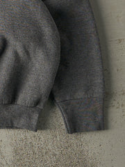 Vintage 90s Charcoal Grey Blank Boxy Crewneck (M)