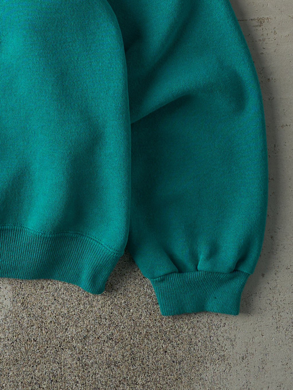 Vintage 80's Teal Blank Crewneck (M)