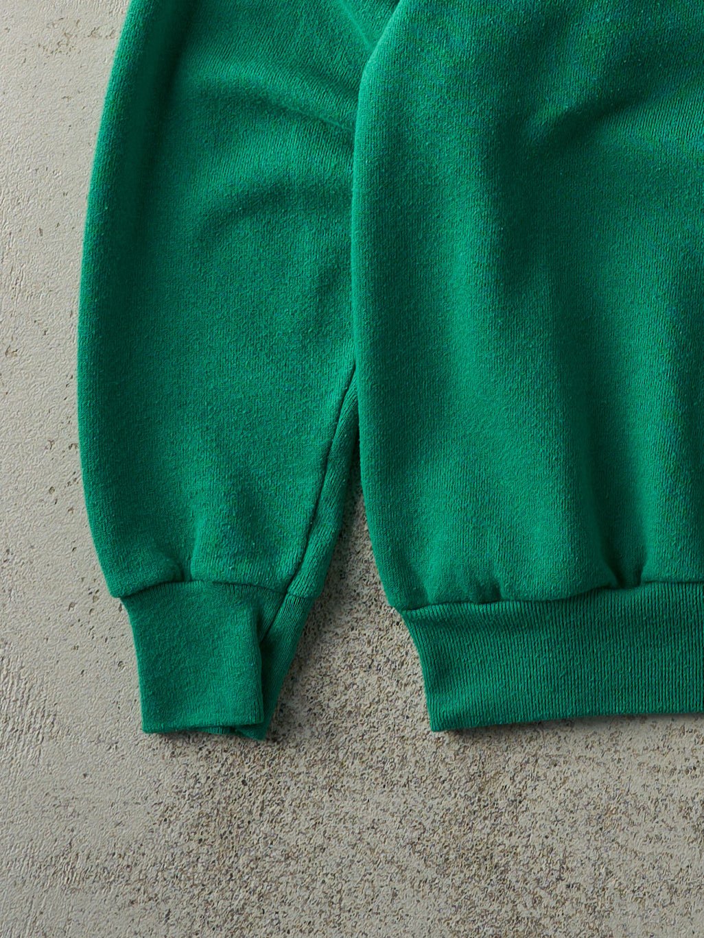Vintage 90s Green Blank Crewneck (S)