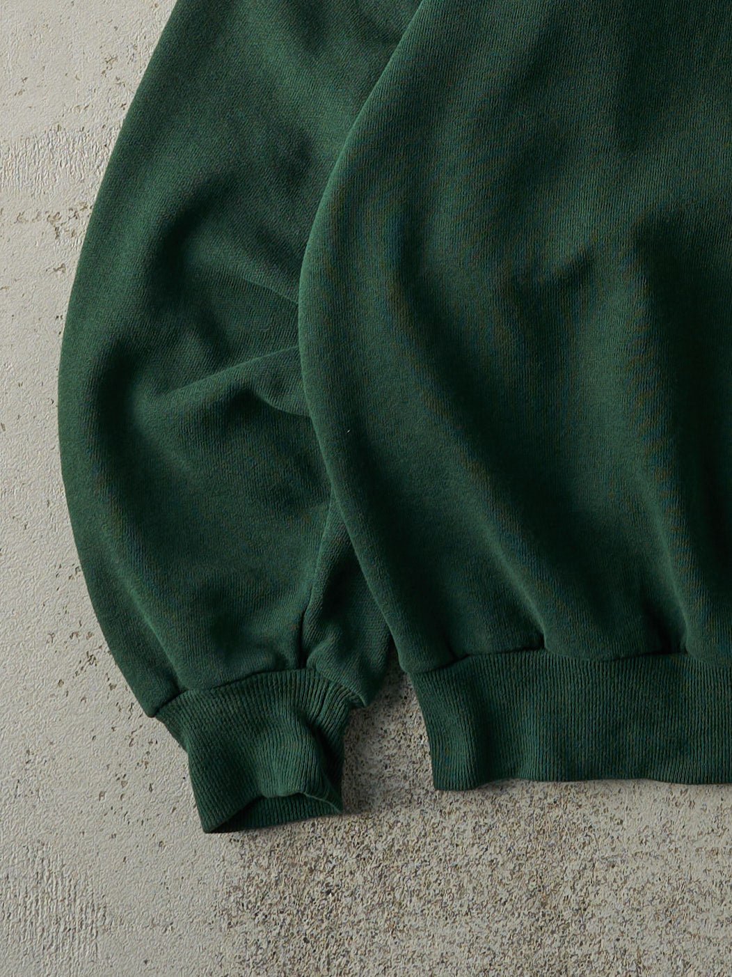 Vintage 90s Forest Green Blank Crewneck (M)