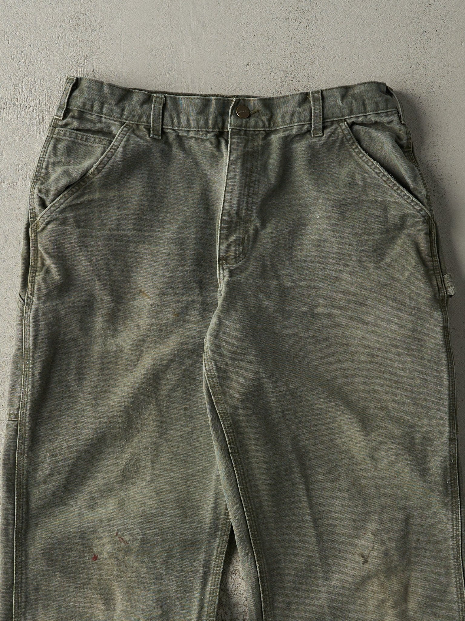 Vintage 90s Green Carhartt Carpenter Pants (33.5x29.5)