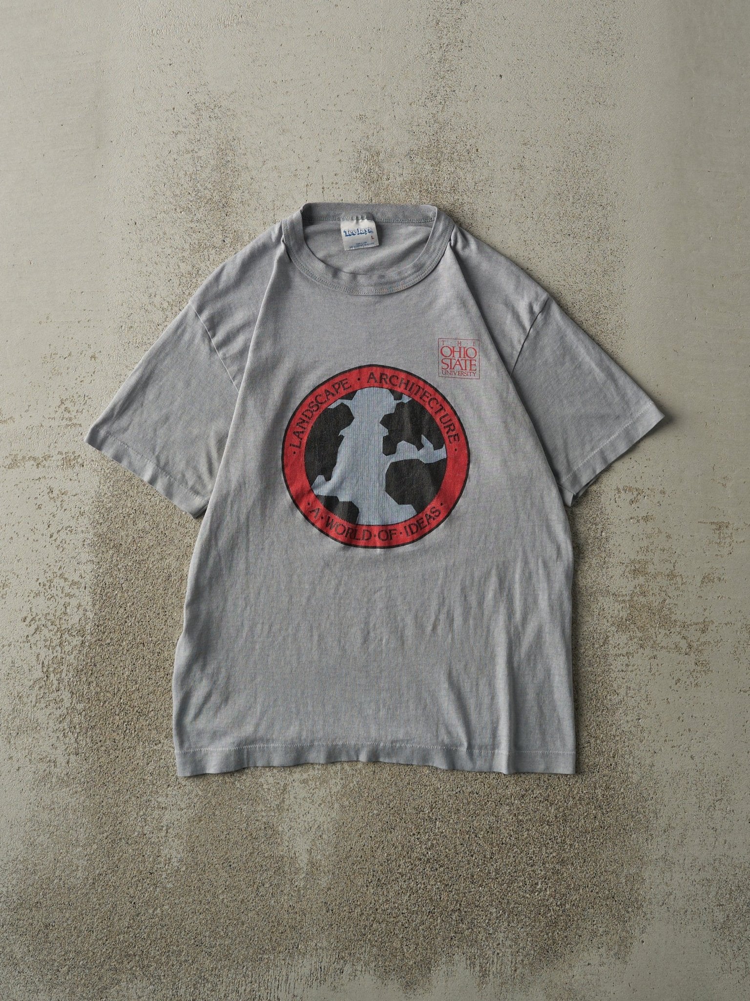 Vintage 80s Grey Ohio State Landscape Architecture Single Stitch Tee (S)