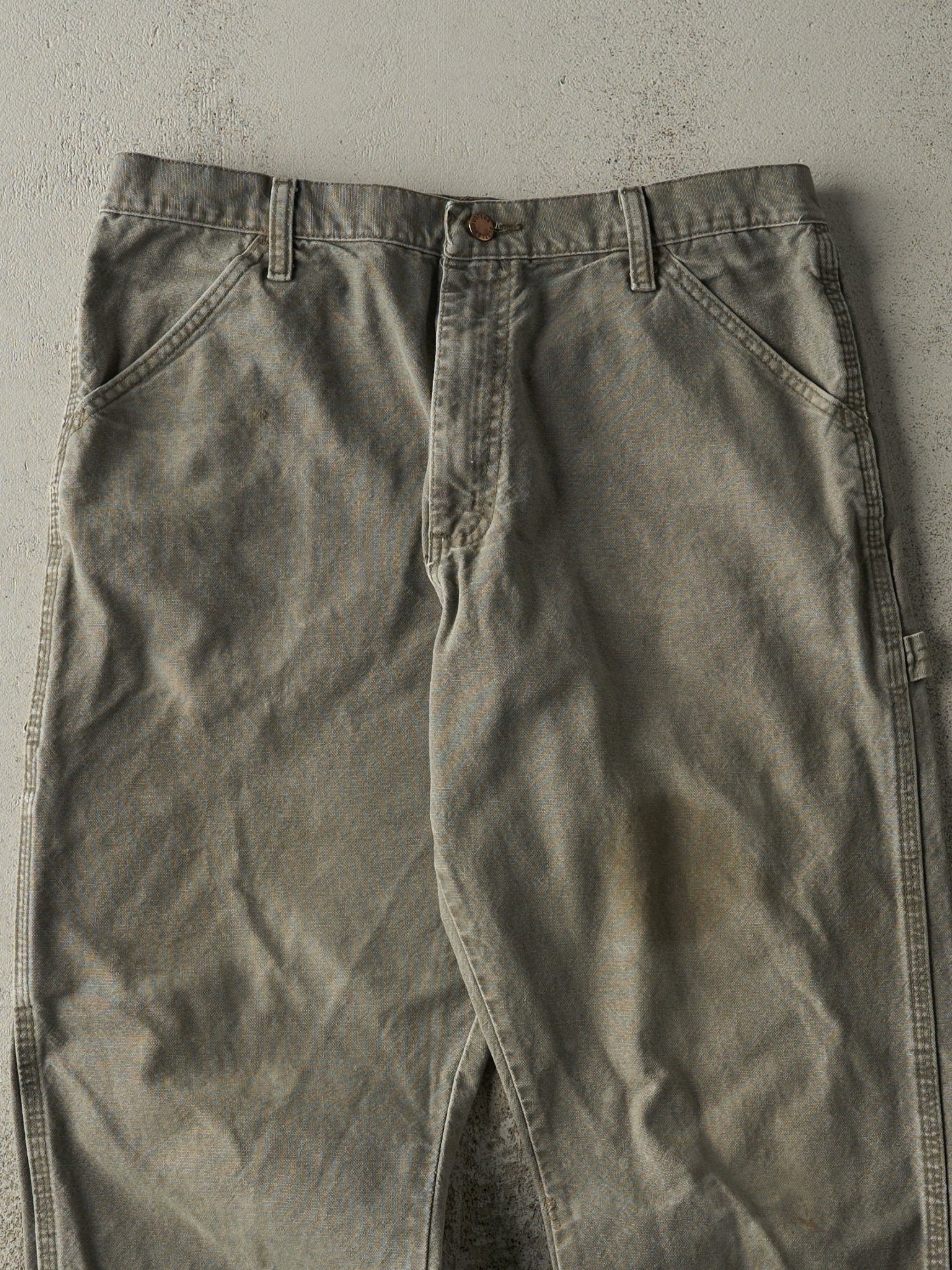 Vintage 90s Green Rustler Carpenter Pants (33x28.5)