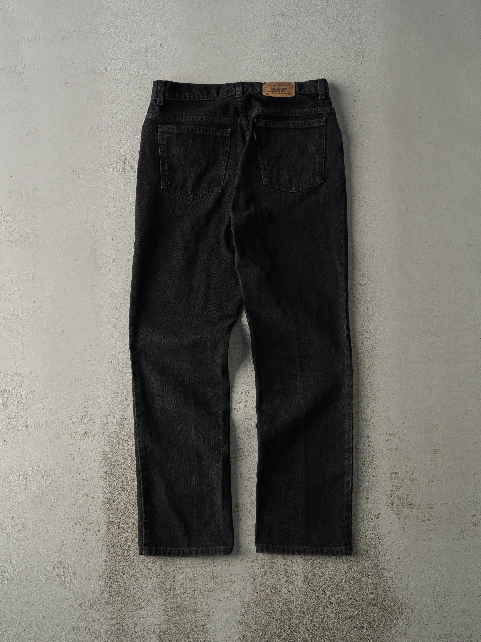 Vintage 90s Black Levi's Orange Tab Denim Pants (32x30)