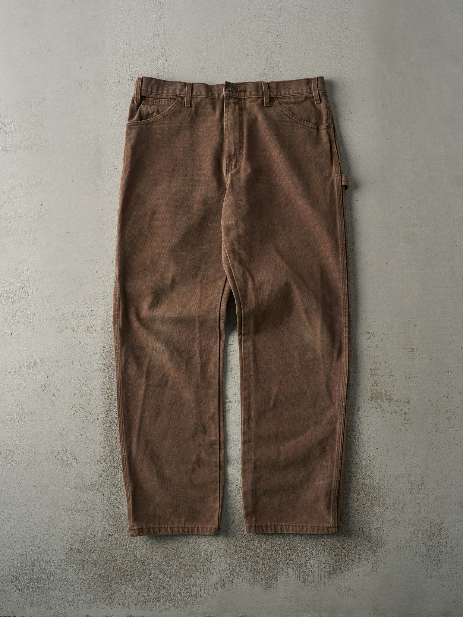 Vintage 90s Brown Dickies Carpenter Pants (35x31.5)