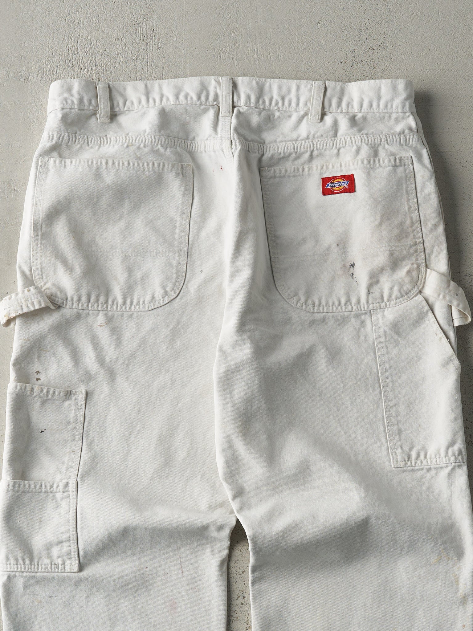 Vintage 90s White Dickies Carpenter Pants (34x30.5)