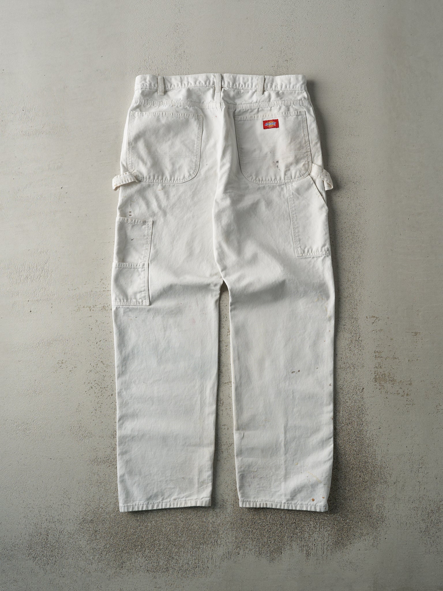 Vintage 90s White Dickies Carpenter Pants (34x30.5)