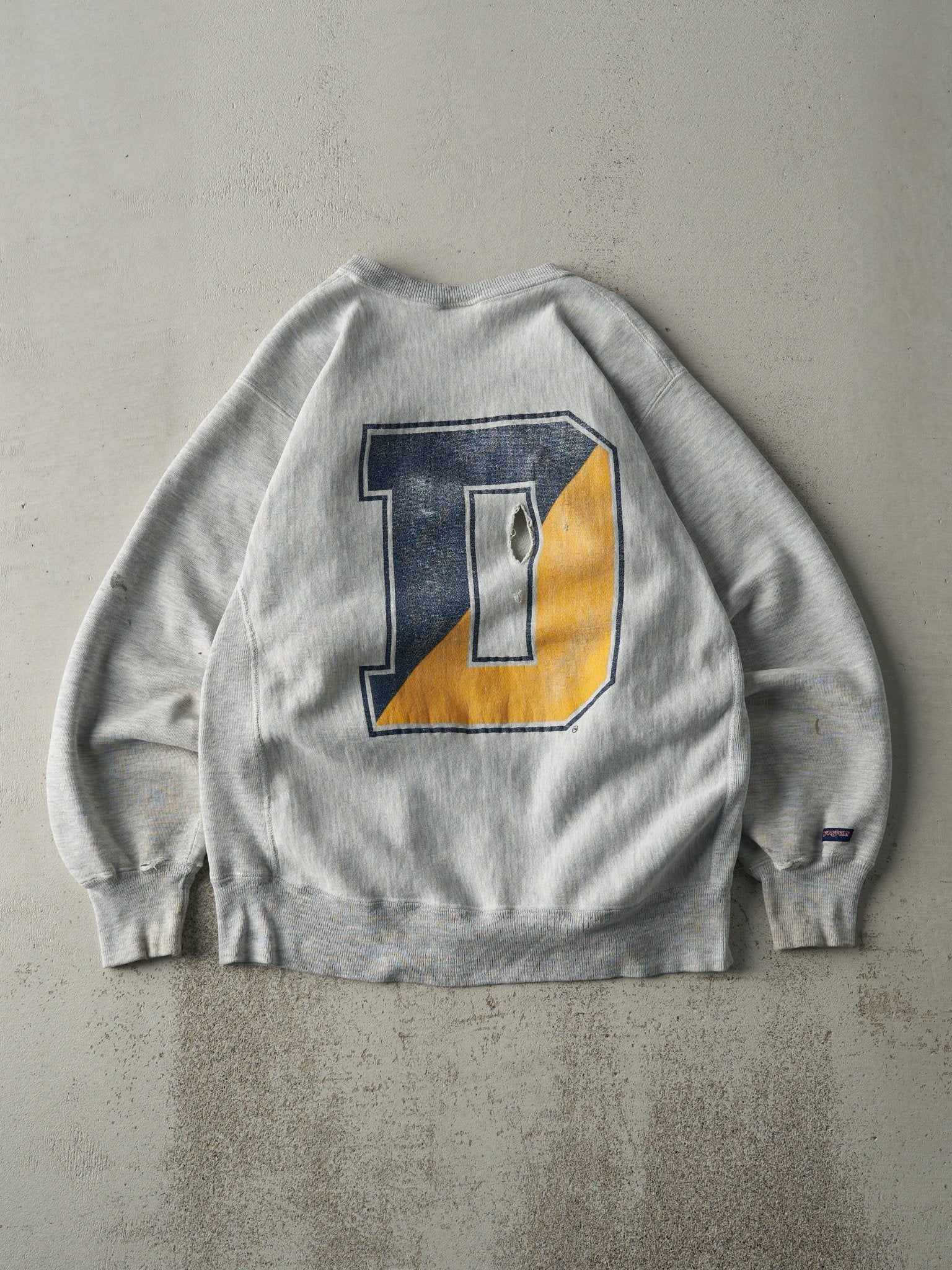 Vintage 90s Grey University Of Delaware Crewneck (M)