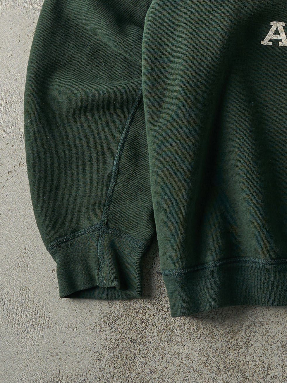 Vintage 80s Forest Green Roots Athletic Logo Crewneck (M)