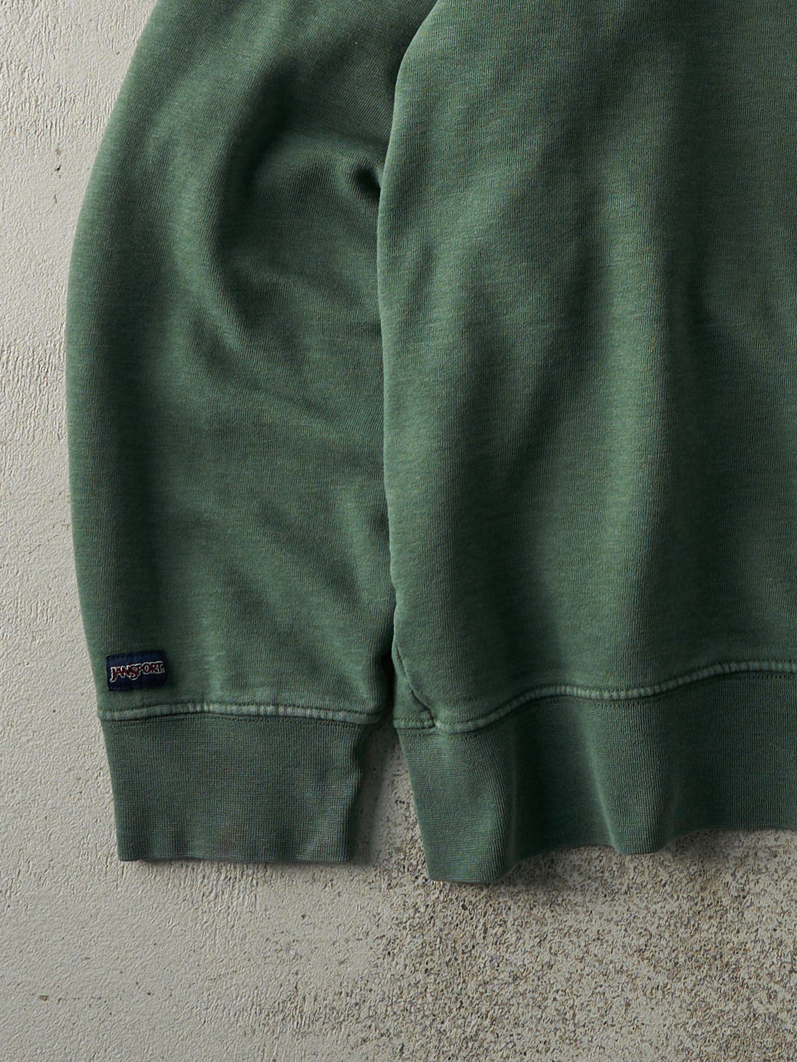 Vintage 90s Washed Green Michigan State University Boxy Crewneck (L)