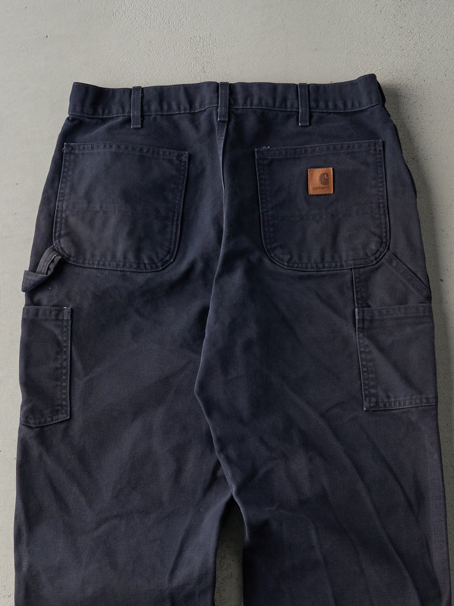 Vintage Y2K Navy Blue Dungaree Fit Carhartt Carpenter Pants (32x31)