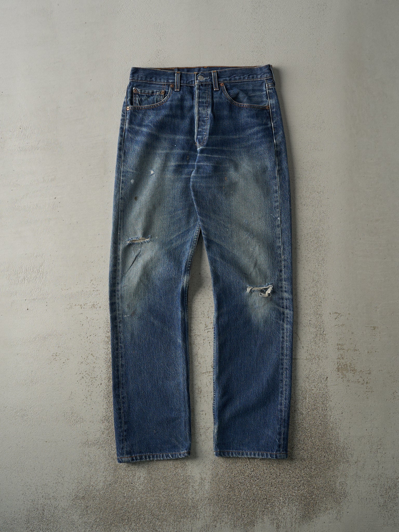 Vintage 80s Mid Wash Levi's 501 Jeans (30x32)