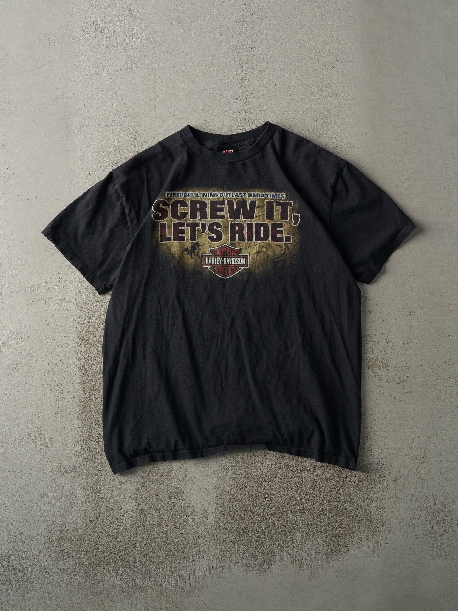 Vintage 09' Black Sarnia Ontario Harley Davidson Tee (M)