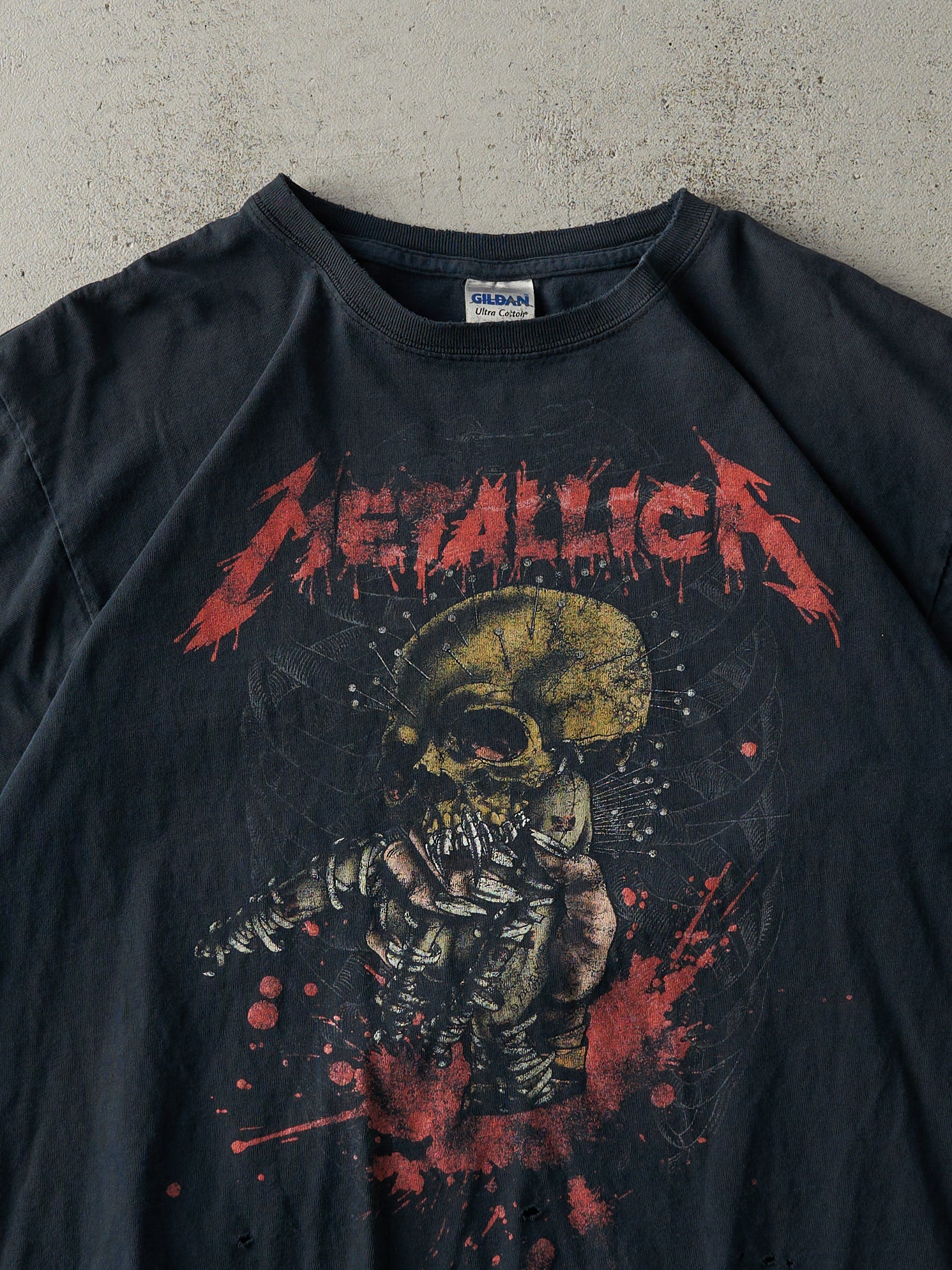 Vintage Y2K Black Metallica Band Tee (M)