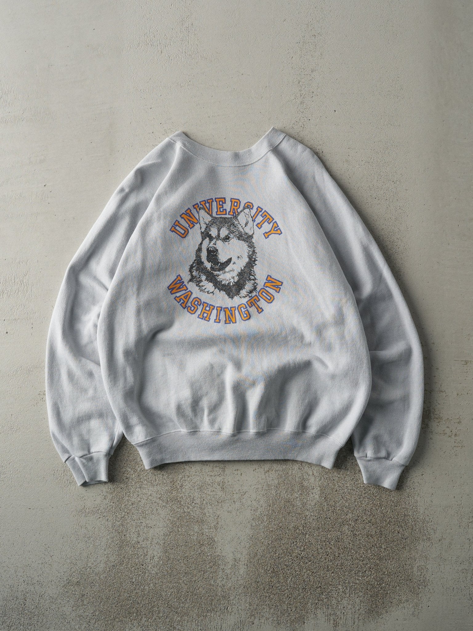 Vintage 80s Grey University of Washington Crewneck (M)