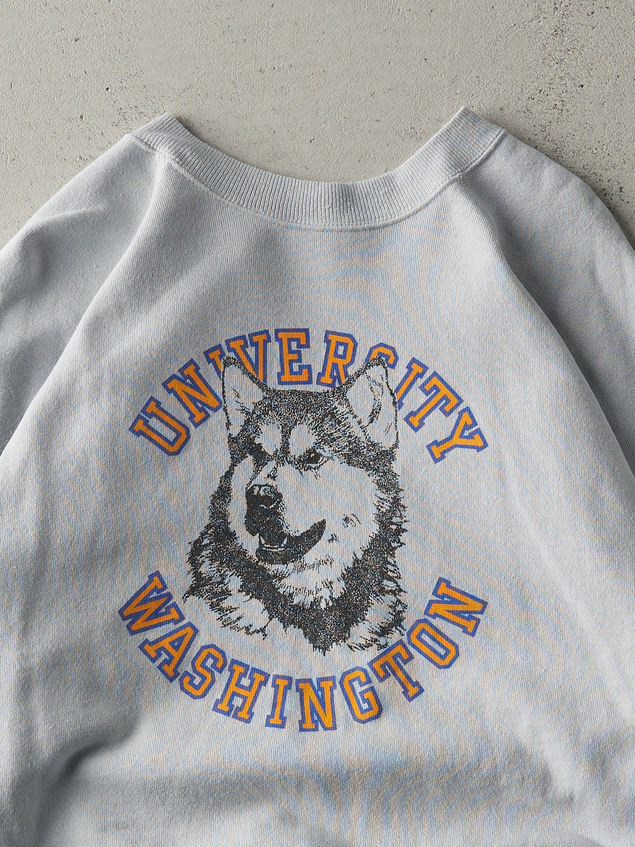 Vintage 80s Grey University of Washington Crewneck (M)