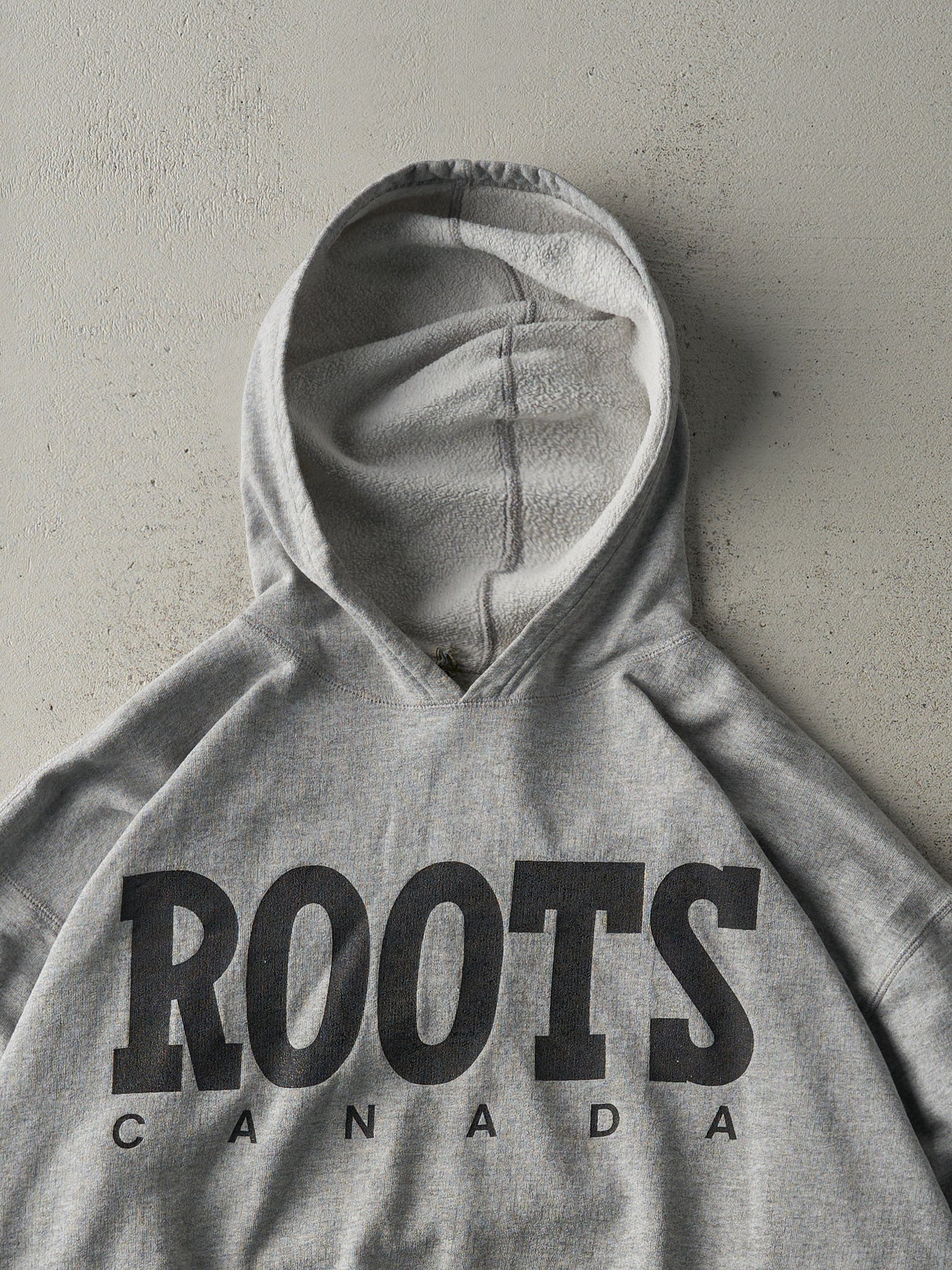 Vintage 90s Grey Roots Logo Hoodie (XL)