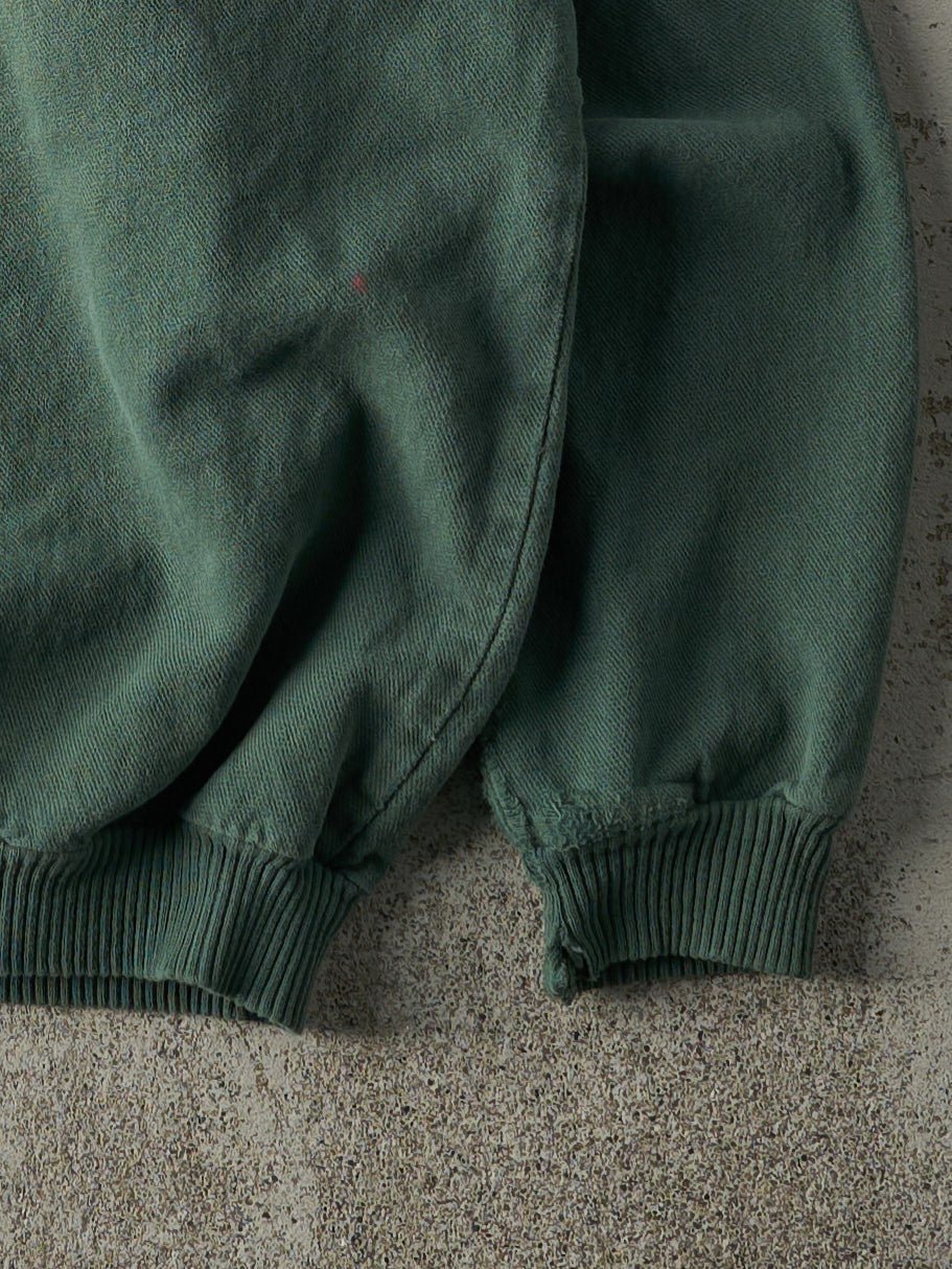 Vintage 90s Green Hope College Reverse Weave Crewneck (XL)