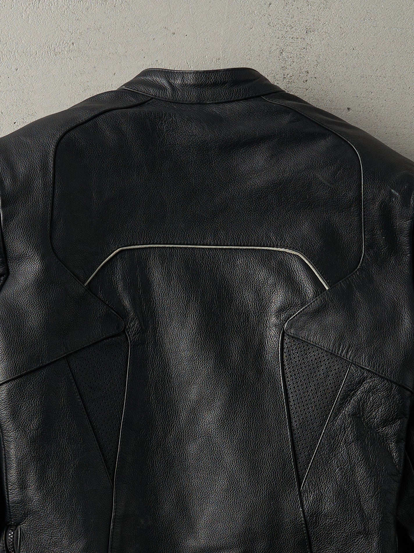 Vintage 90s Black Infinit Sports Biker Jacket (XS)