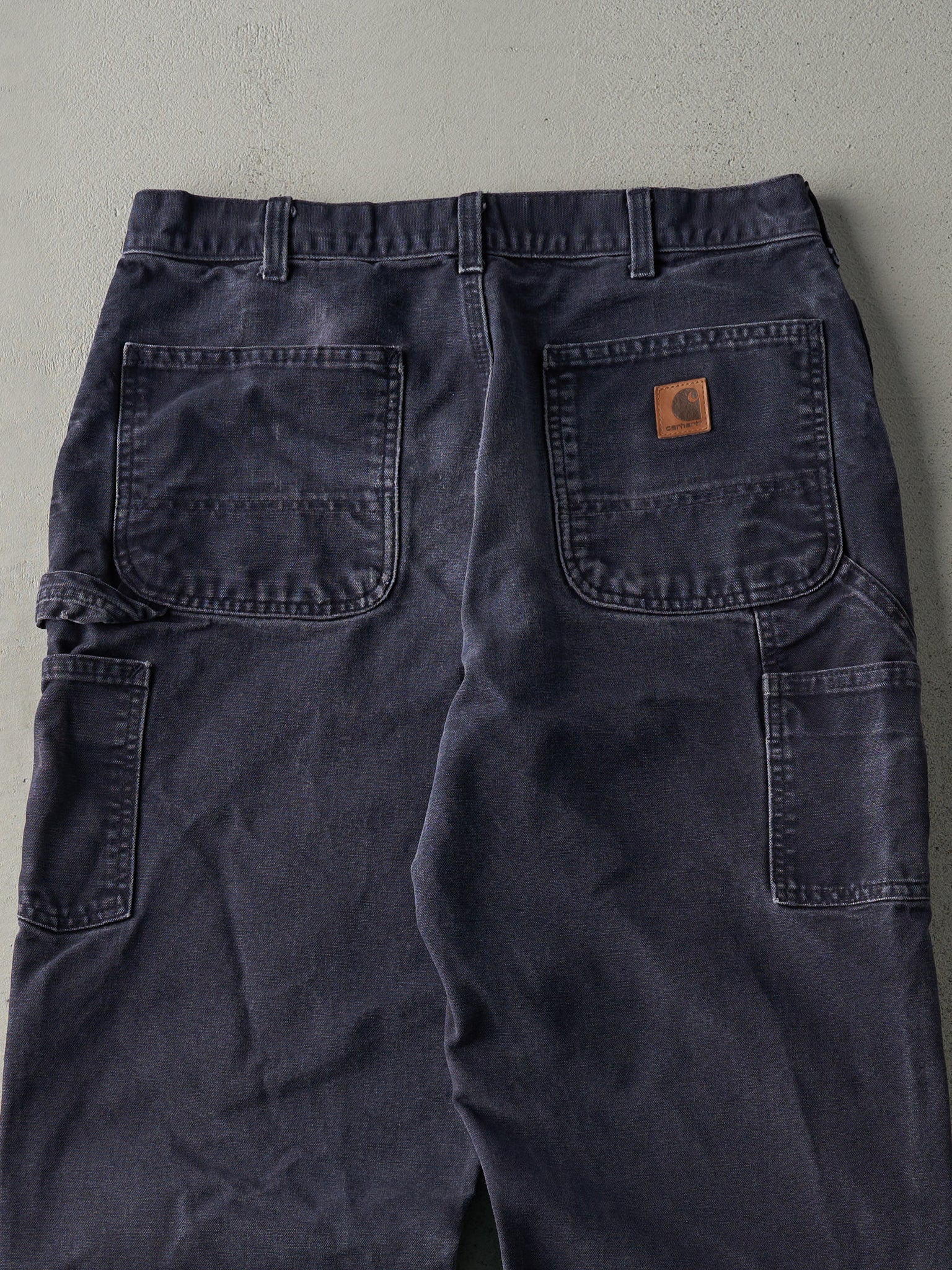 Vintage 90s Navy Blue Carhartt Carpenter Pants (34x31)