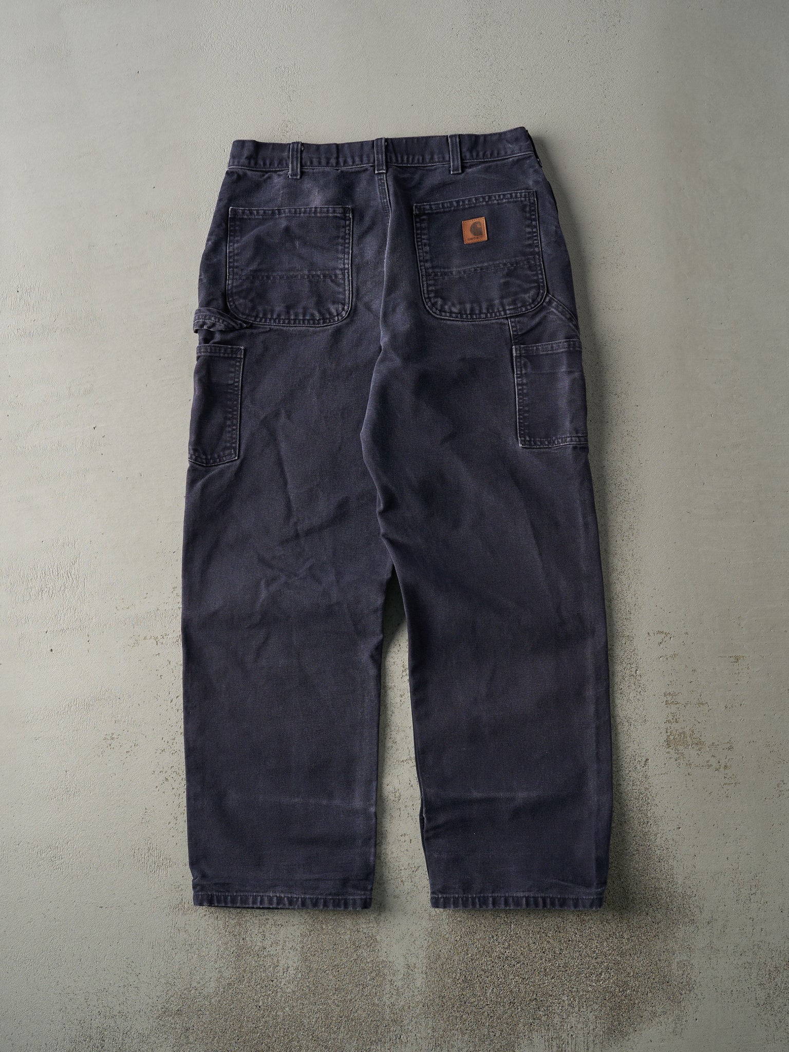 Vintage 90s Navy Blue Carhartt Carpenter Pants (34x31)