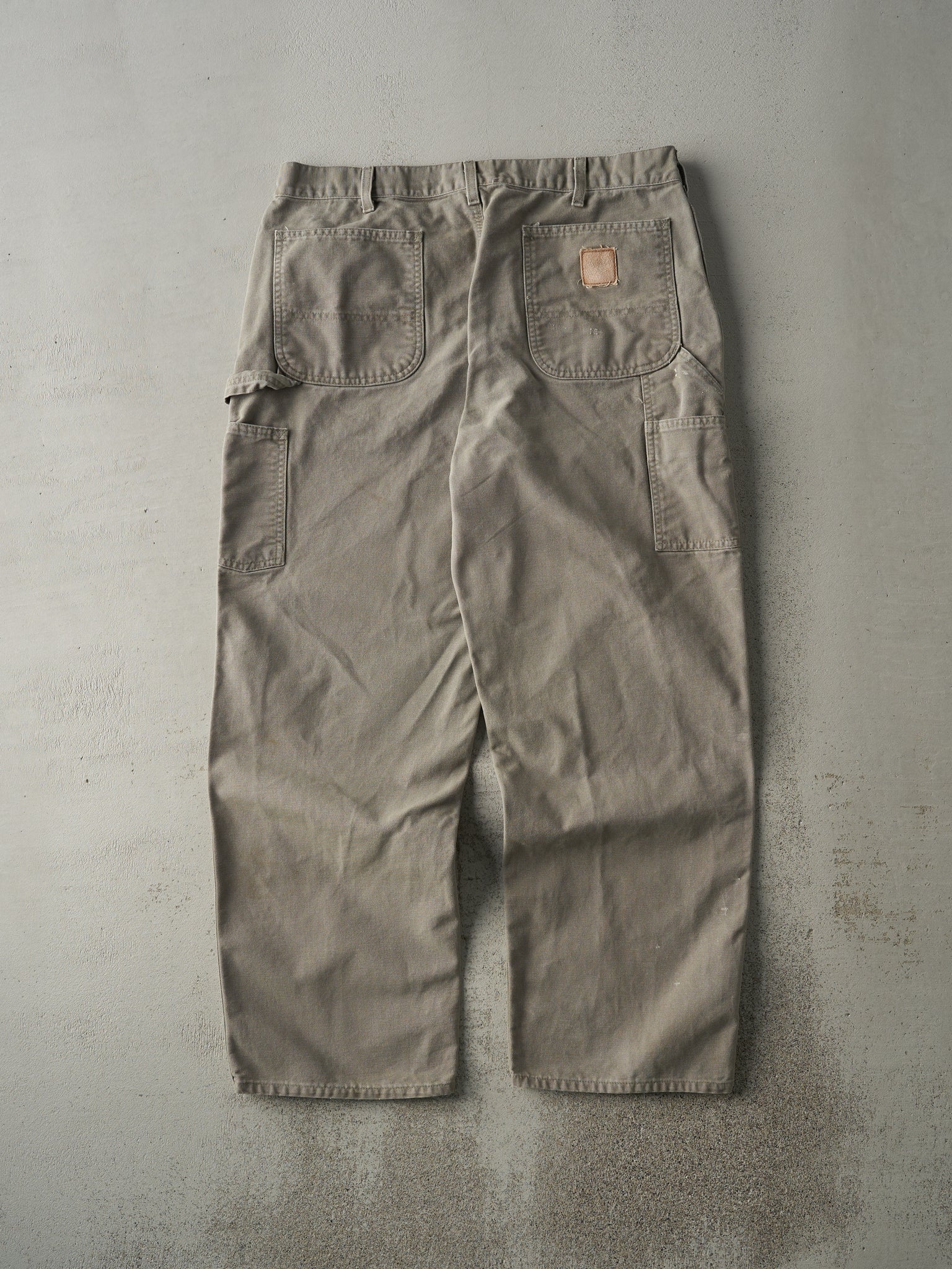 Vintage 90s Beige Carhartt Carpenter Pants (36x30)