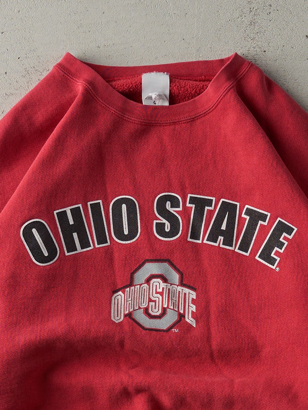 Vintage 90s Red Ohio State Buckeyes Crewneck (L)