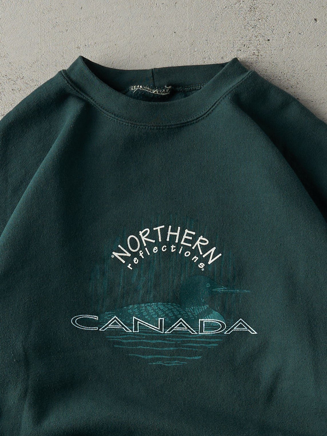 Vintage 90s Green Northern Reflections Crewneck (L)