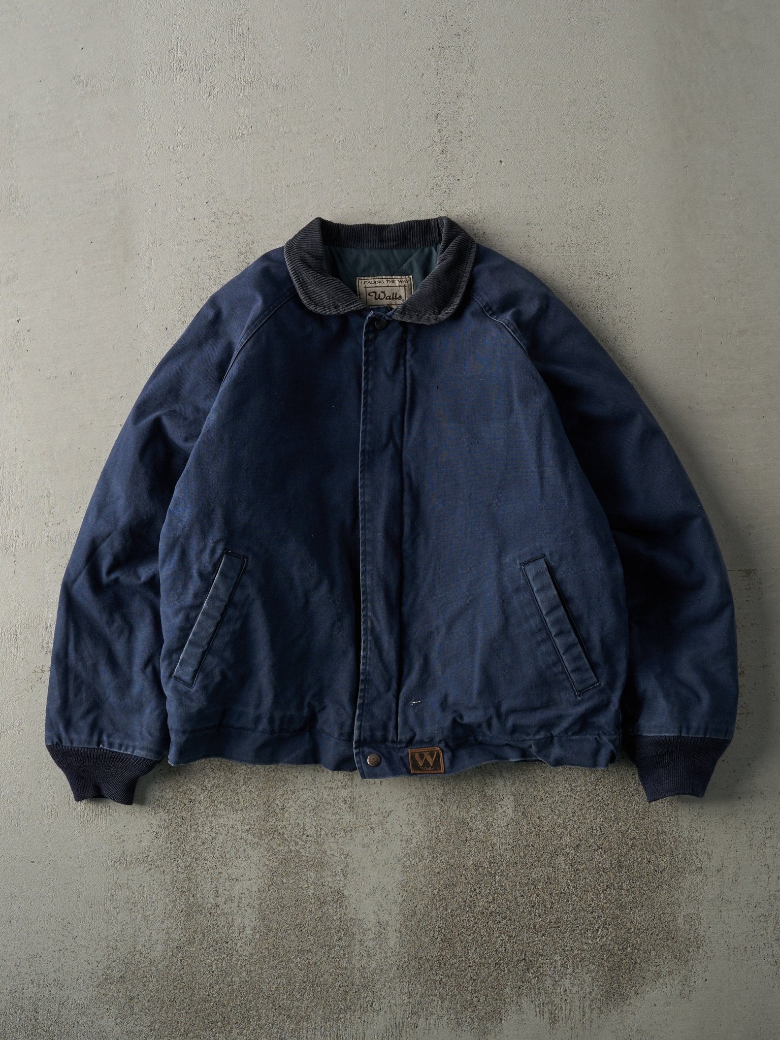 Vintage 90s Navy Blue Workwear Jacket (M)