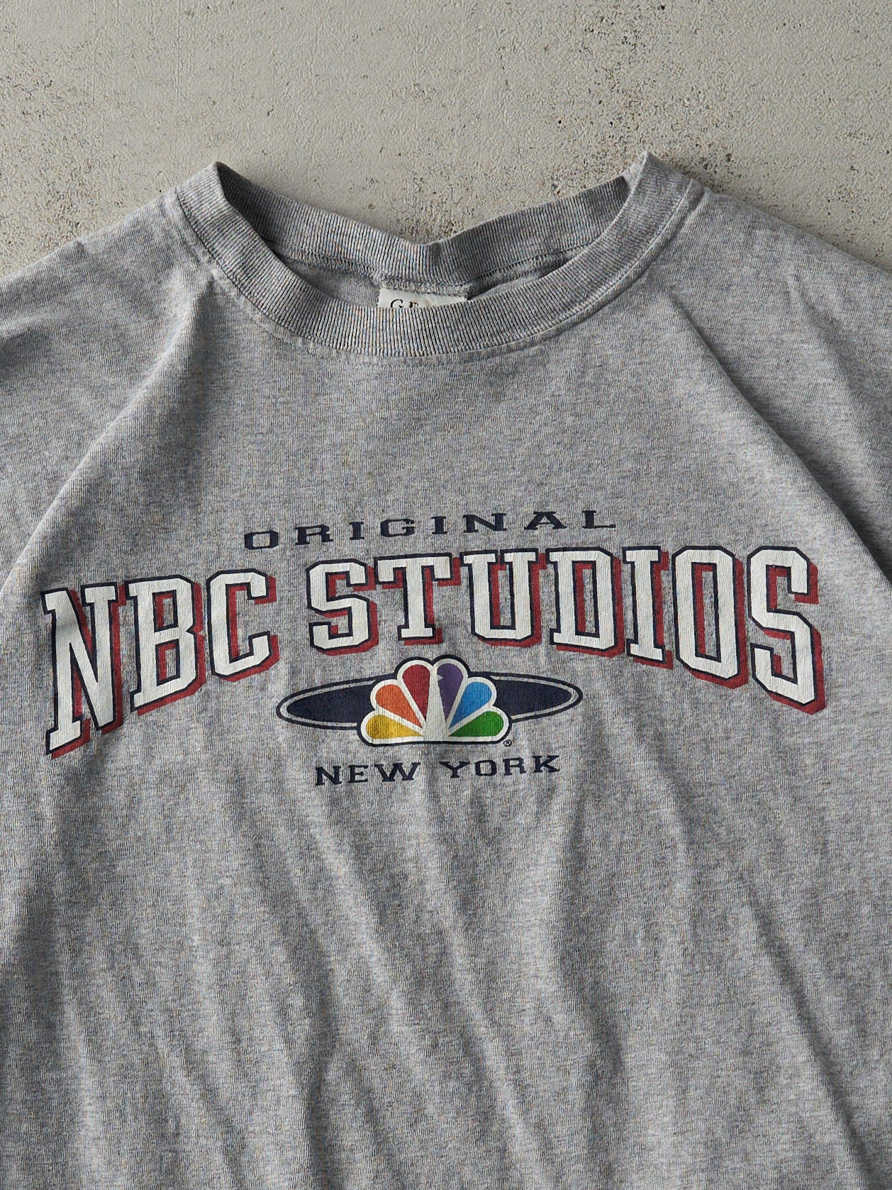 Vintage 90s Grey NBC Studios New York Tee (M/L)