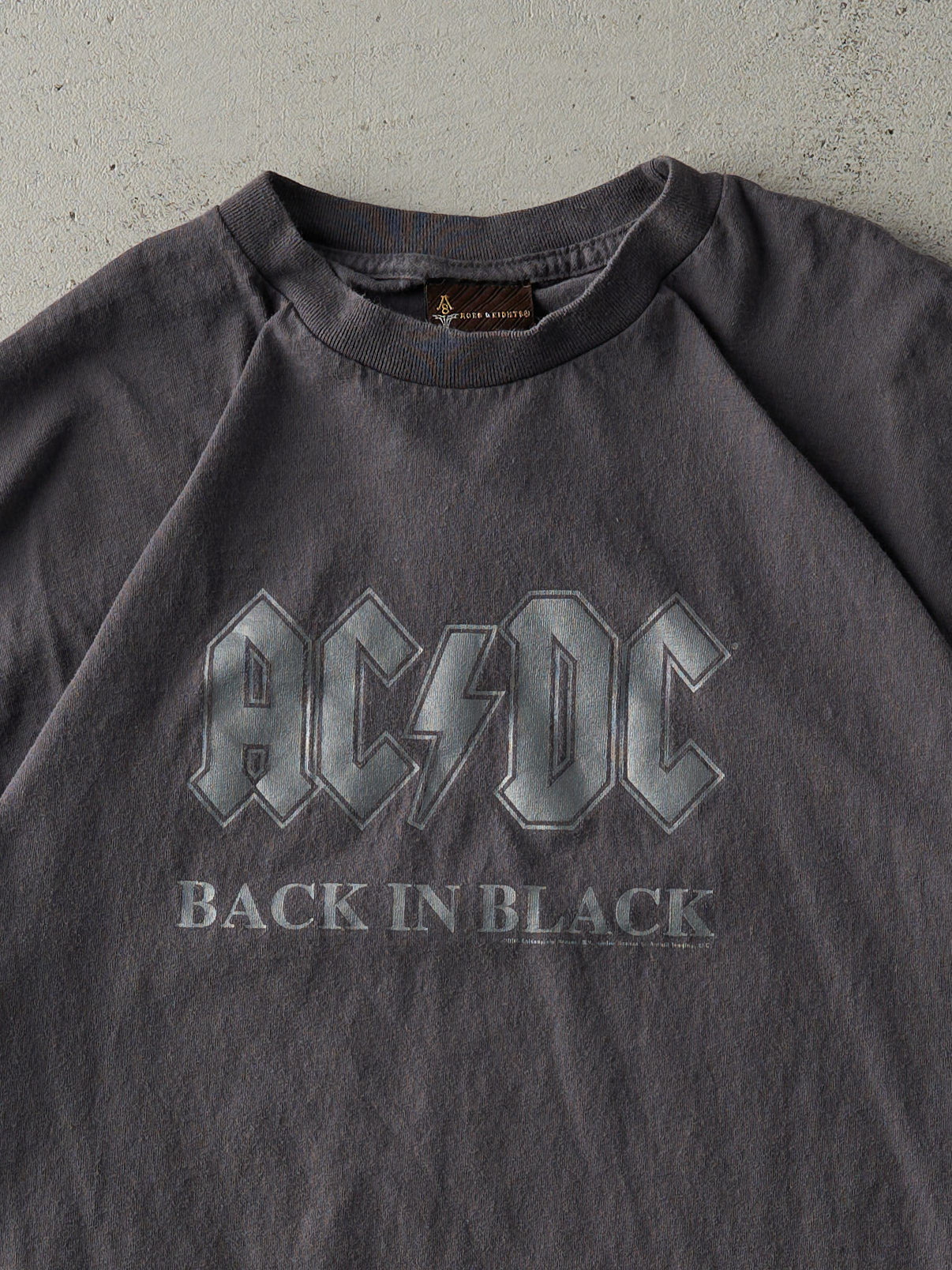 Vintage 06' Charcoal Grey ACDC Back in Black Tee (L)