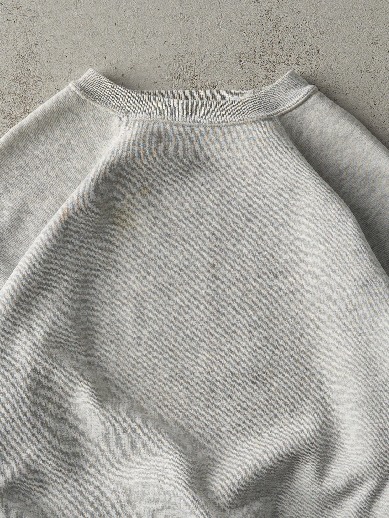 Vintage 80s Heather Grey Blank Crewneck (M)