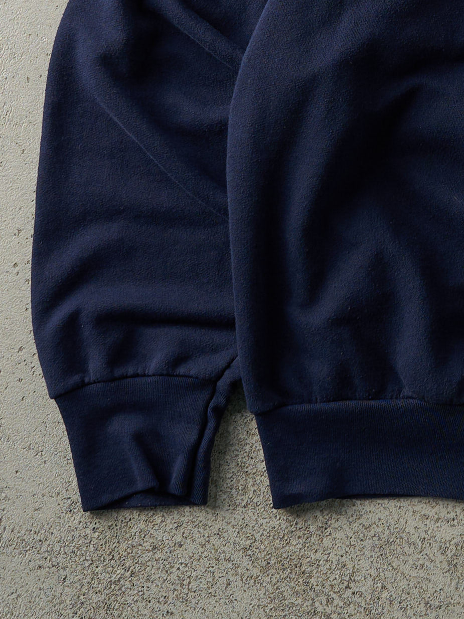 Vintage 90s Navy Blue Embroidered Puma Logo Crewneck (L)