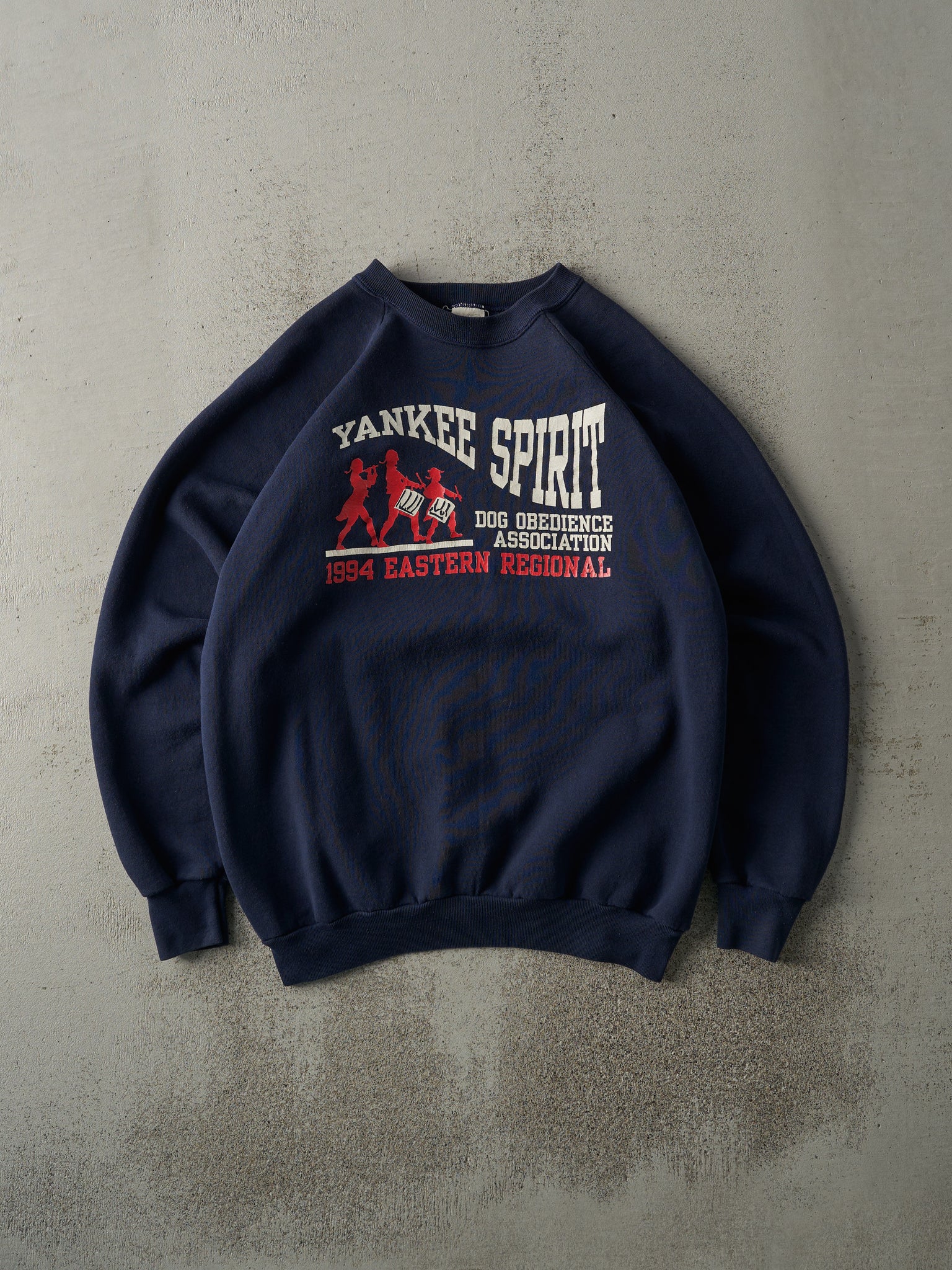 Vintage 94' Navy Blue Yankee Spirit Dog Obedience Association Crewneck (M)