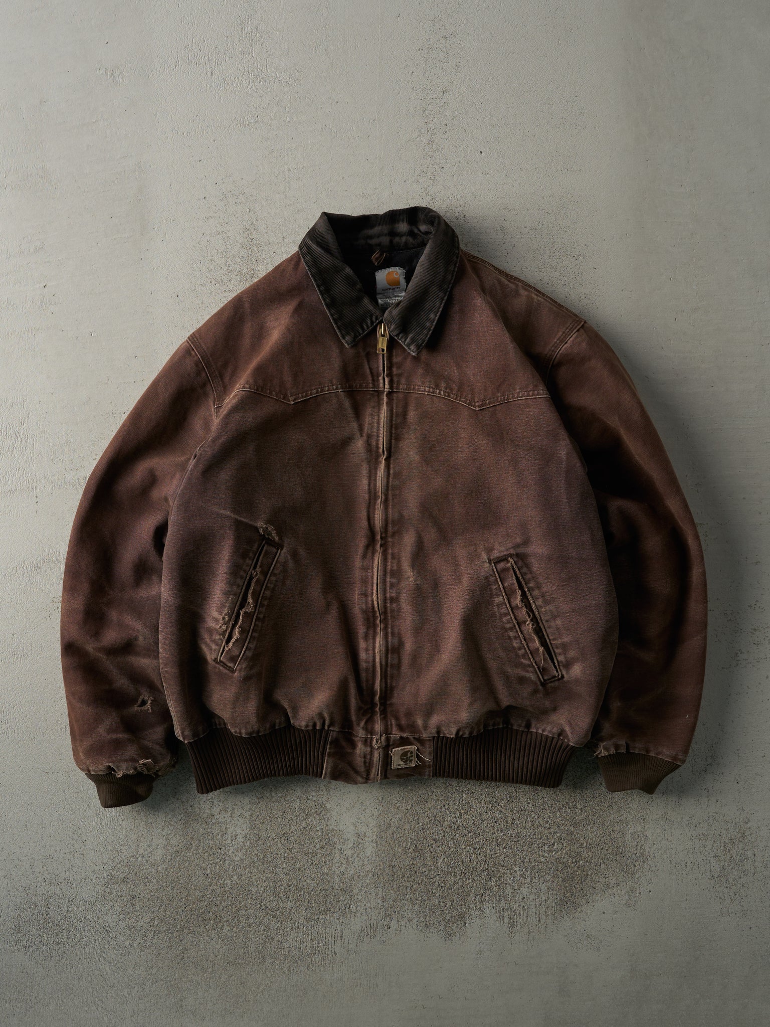 Vintage Y2K Brown Carhartt Santa Fe Jacket (L/XL)