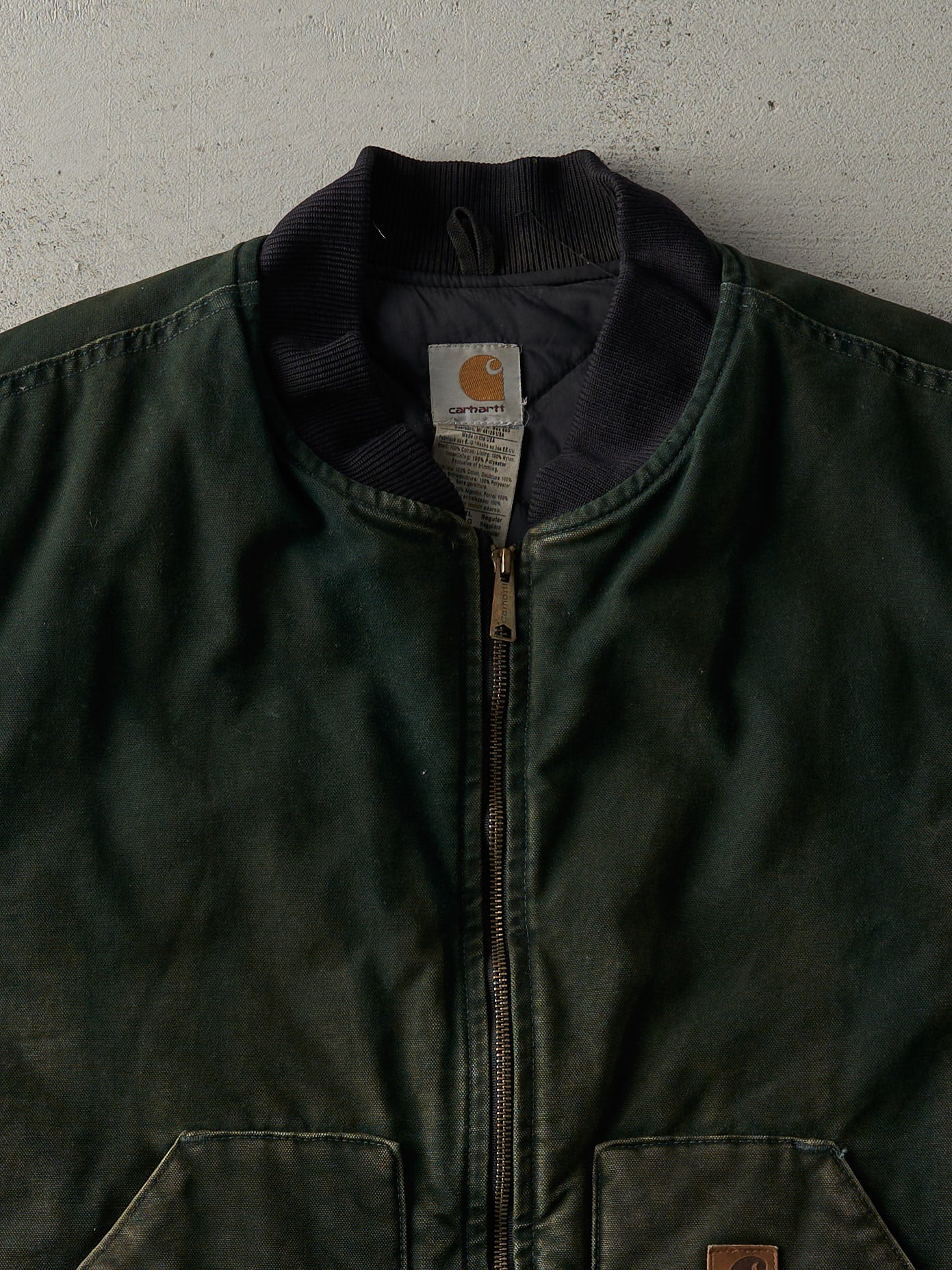 Vintage 90s Forest Green Carhartt Vest (XXL)