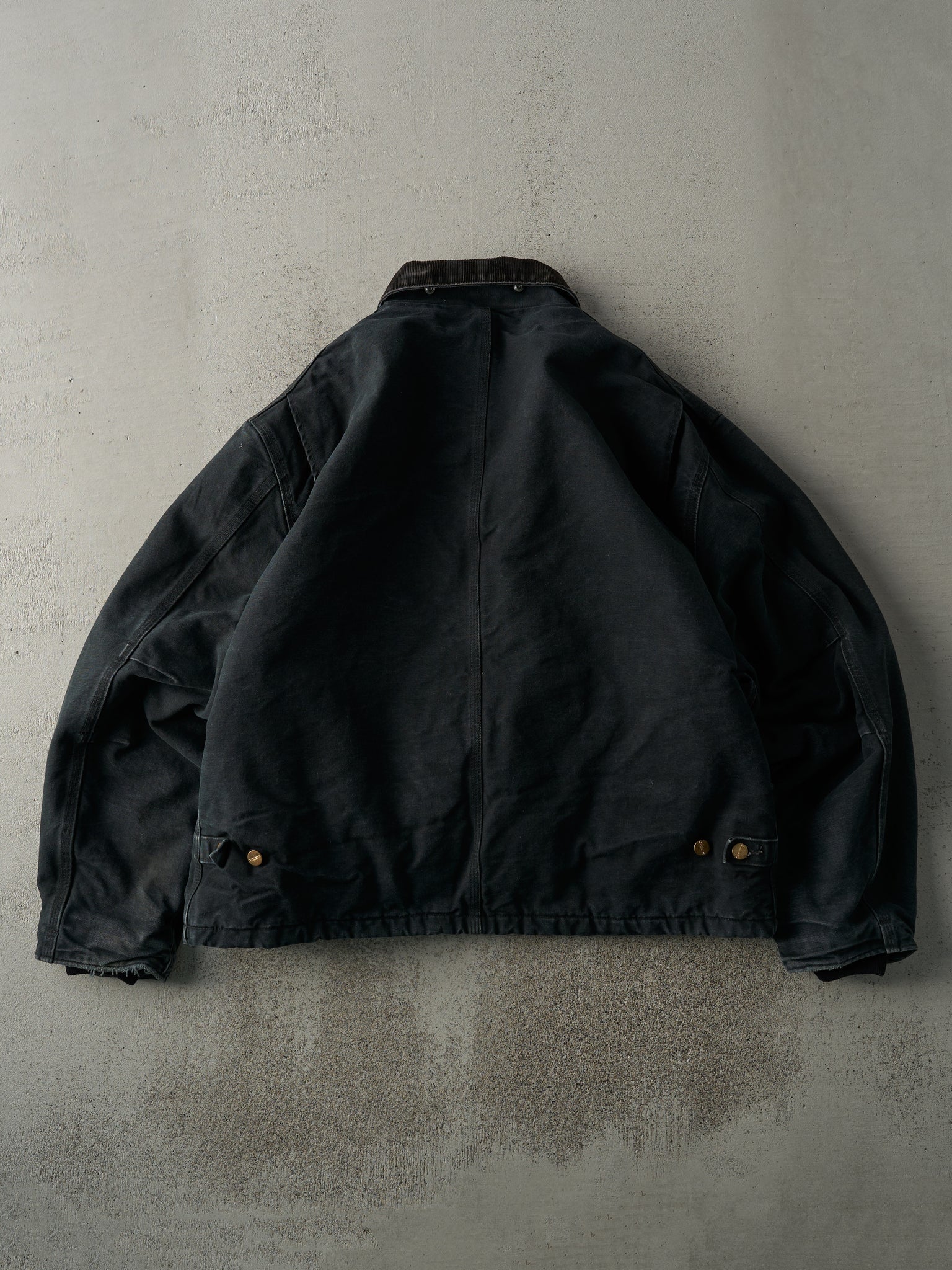 Vintage 90s Faded Black Carhartt L Pocket Jacket (L)