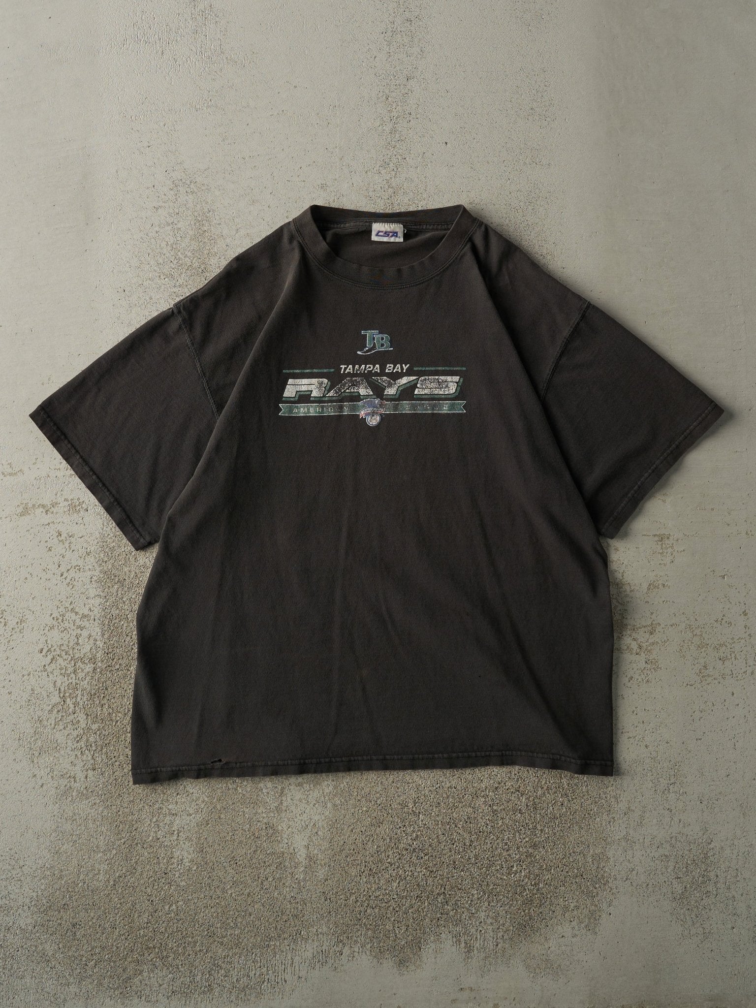 Vintage Y2K Black Tampa Bay Devil Rays Tee (L)