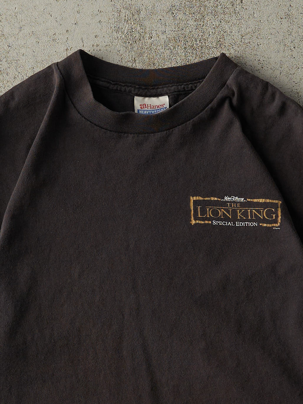 Vintage Y2K Faded Black Disney The Lion King Tee (M/L)