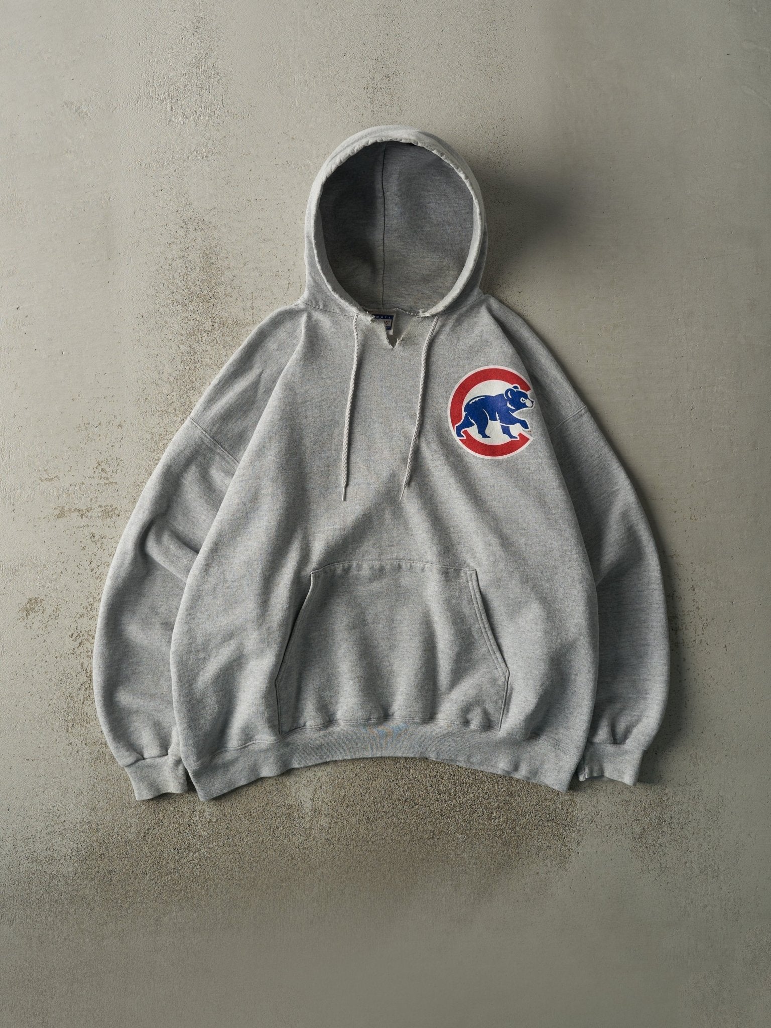 Vintage 90s Grey Chicago Cubs Hoodie (XL)