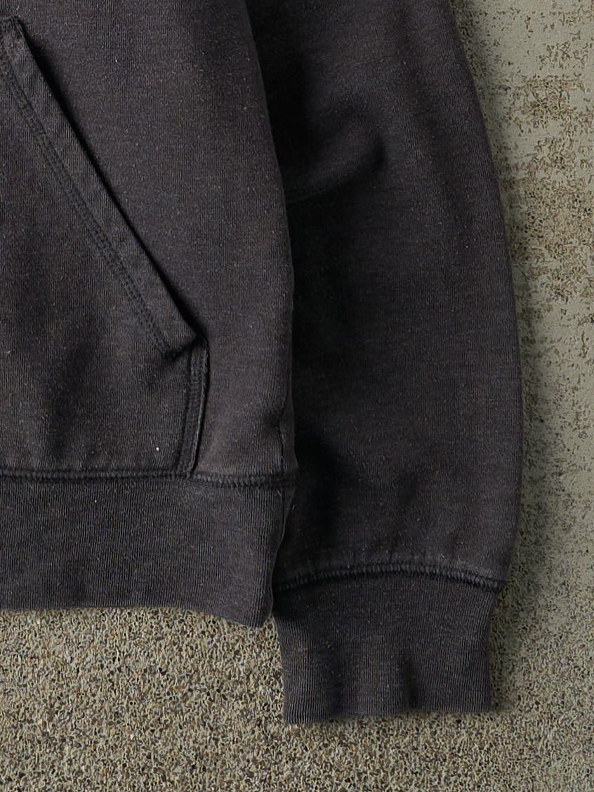 Vintage Y2K Charcoal Grey Embroidered UBC Hoodie (S/M)