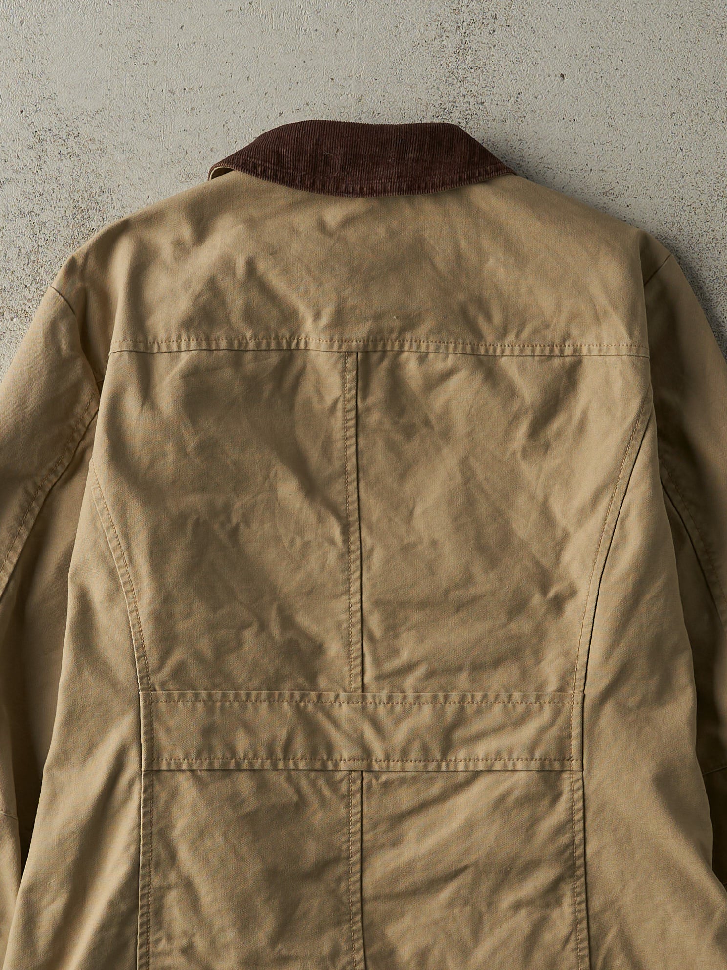 Vintage 90s Beige LL Bean Barn Jacket (XS)