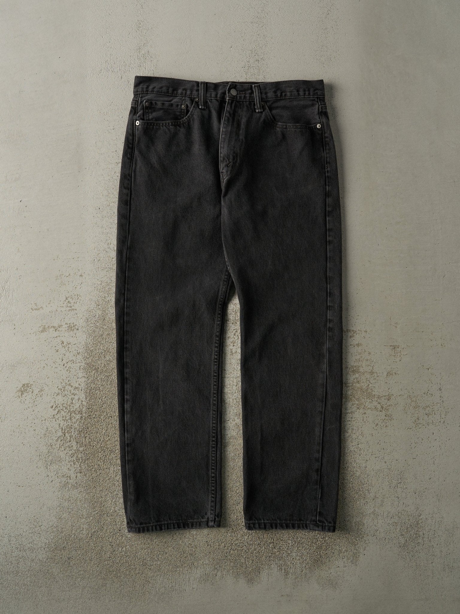 Vintage Y2K Black Levi's 505 Denim Pants (35.5x30)
