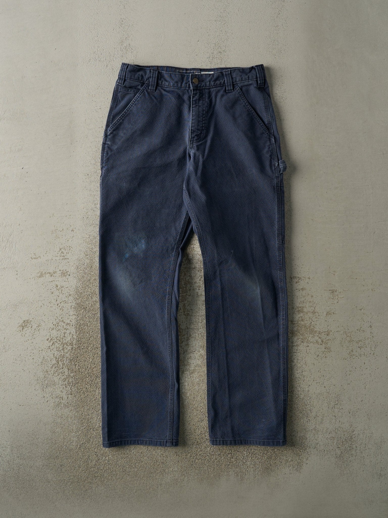 Vintage Y2K Navy Blue Carhartt Carpenter Pants (32x31.5)