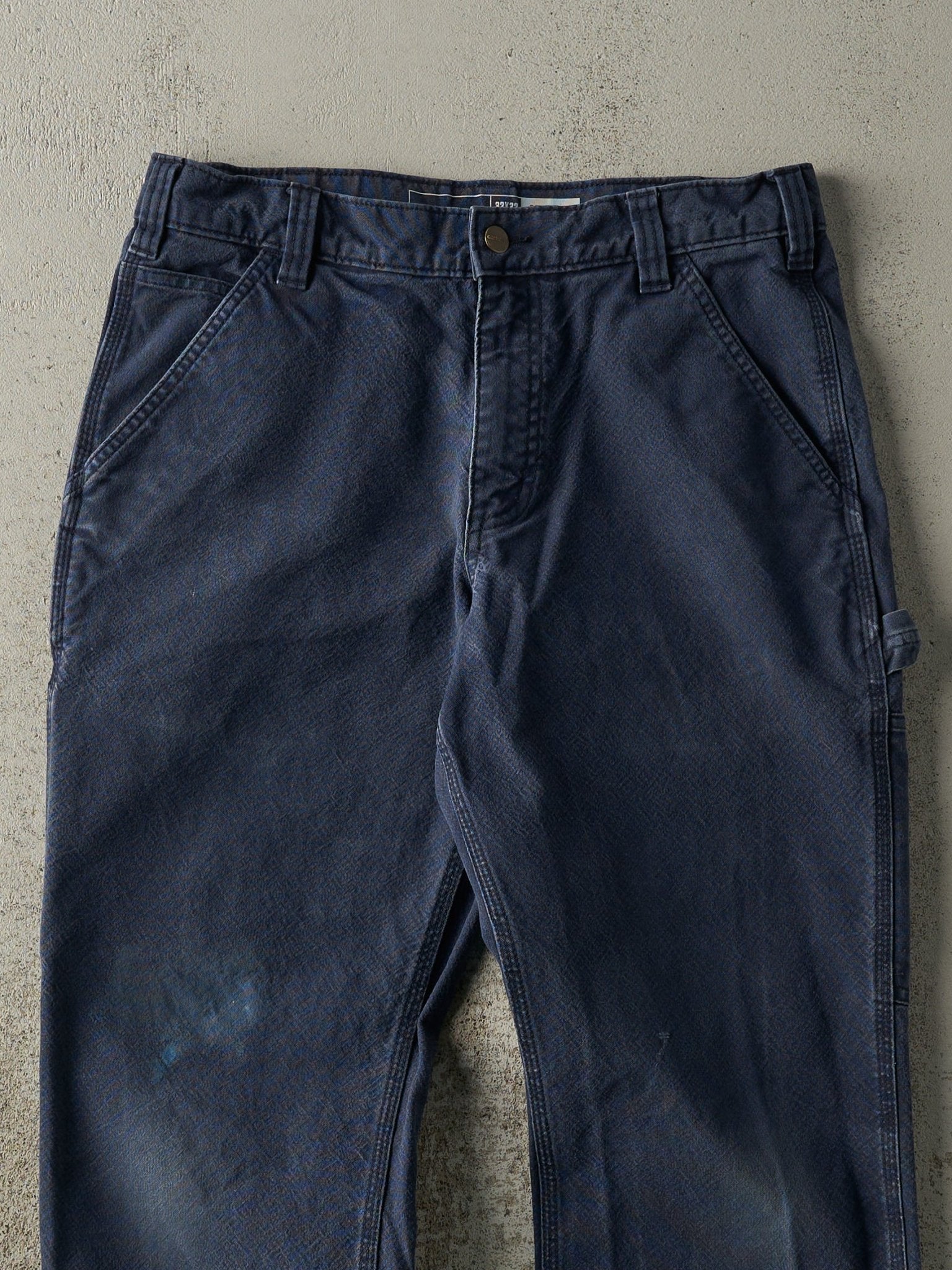 Vintage Y2K Navy Blue Carhartt Carpenter Pants (32x31.5)