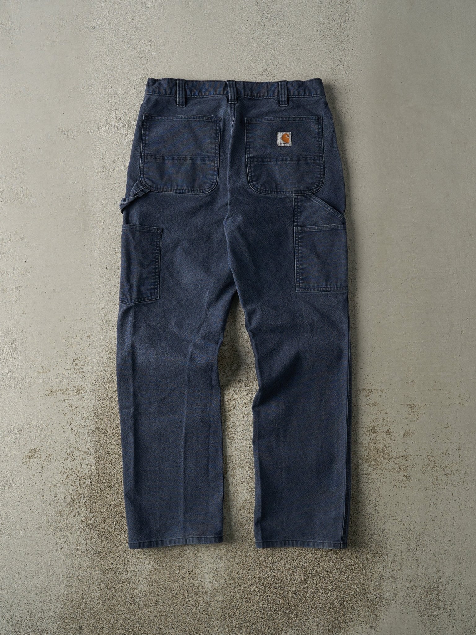 Vintage Y2K Navy Blue Carhartt Carpenter Pants (32x31.5)