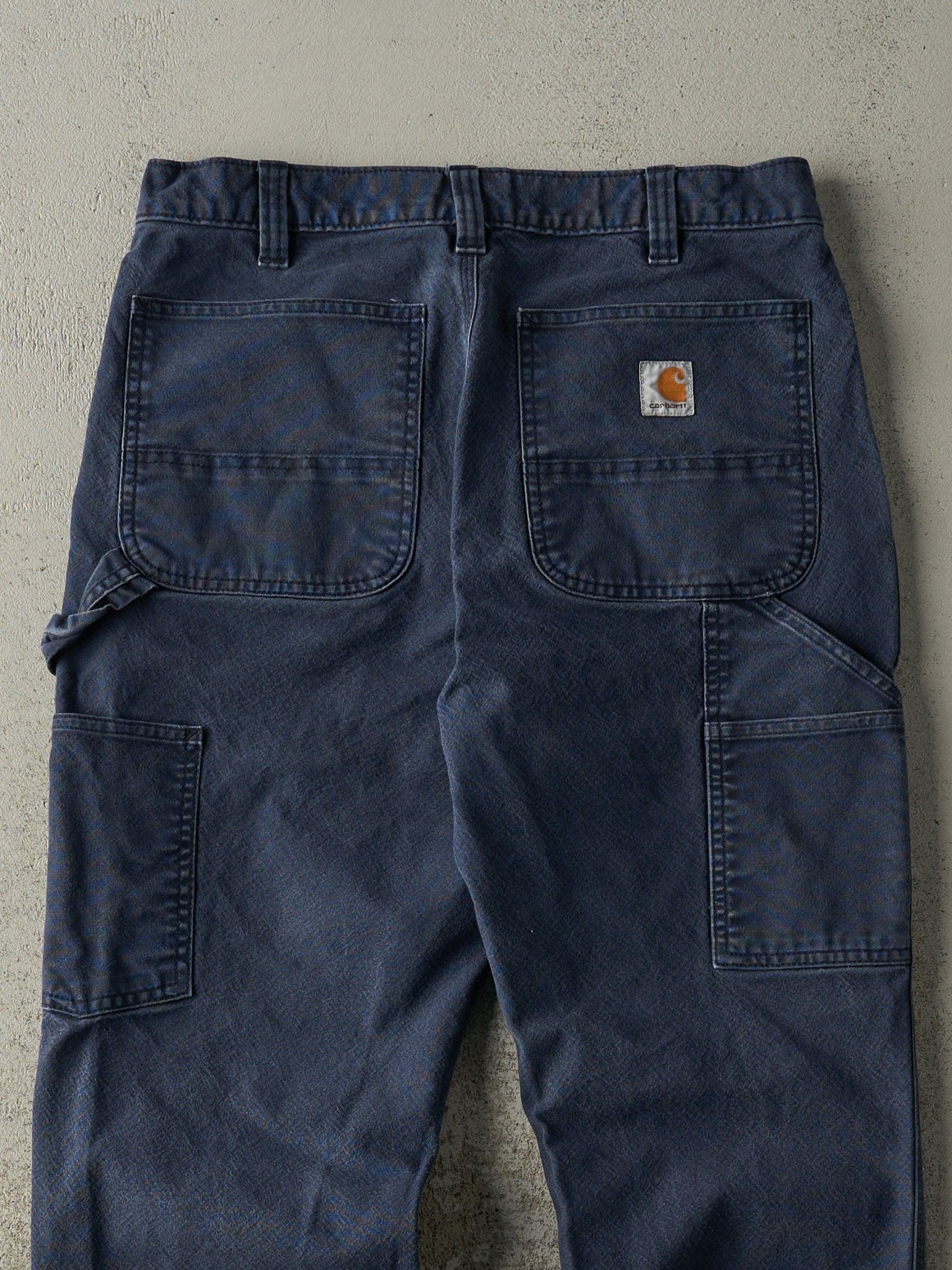 Vintage Y2K Navy Blue Carhartt Carpenter Pants (32x31.5)