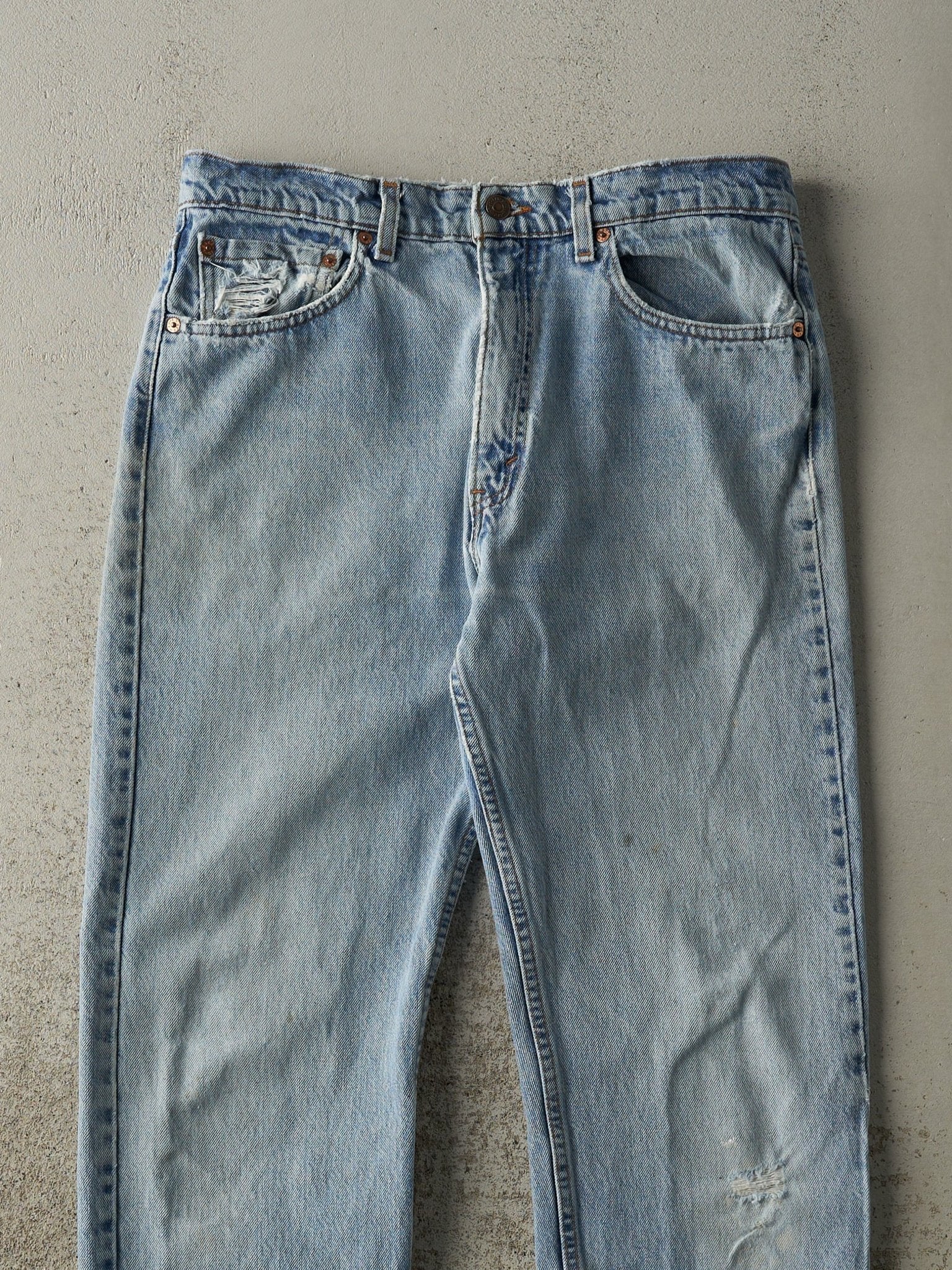 Vintage 80s Light Wash Levi's 505 Jeans (33x33.5)